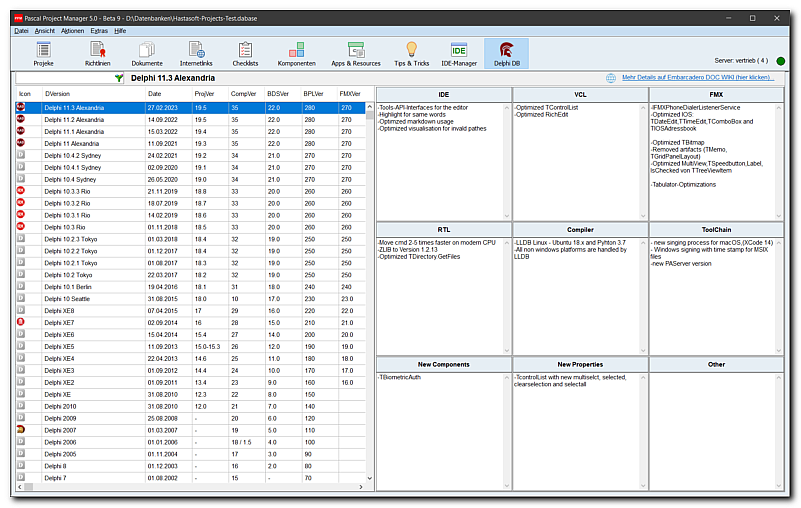 Delphi Datenbank